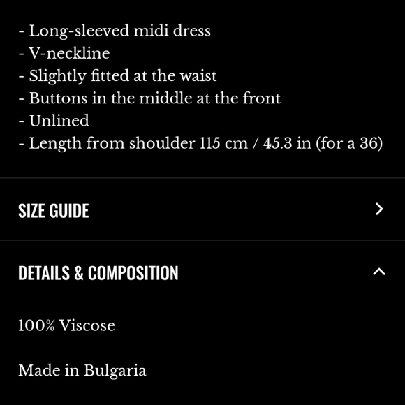 Sezane Victoriana Black and White Floral Long Sleeve Dress - Picture 5 of 5